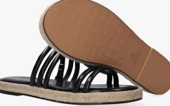 zwarte fred de la bretoniere slippers 154010004