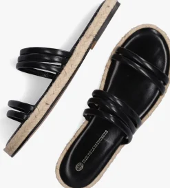 zwarte fred de la bretoniere slippers 154010004