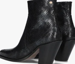 zwarte fred de la bretoniere enkellaarsjes blaire ankle boot