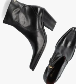 zwarte fred de la bretoniere enkellaarsjes blaire ankle boot