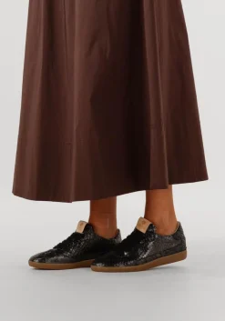 zwarte fred de la bretoniere lage sneakers pearl base