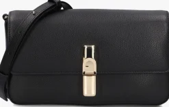 zwarte furla schoudertas iride s crossbody