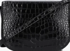 zwarte furla schoudertas sfera s crossbody round