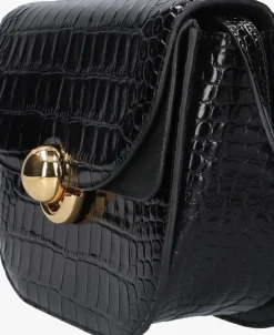 zwarte furla schoudertas sfera s crossbody round