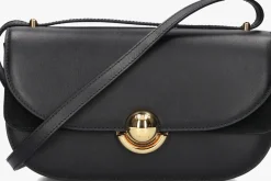 zwarte furla schoudertas sfera s shoulder bag
