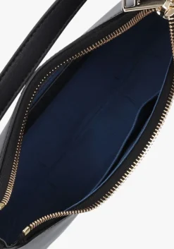 zwarte furla schoudertas diamante mini shoulder bag