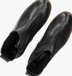 zwarte gabor chelsea boots 721