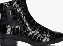 zwarte gabor enkellaarsjes 712