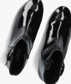 zwarte gabor enkellaarsjes 714.1