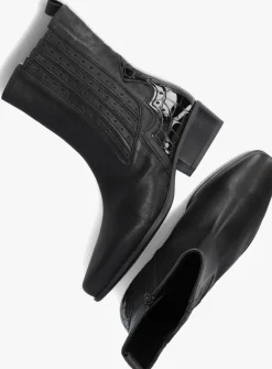 zwarte gabor enkellaarsjes 674.1