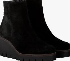 zwarte gabor enkellaarsjes 780.1