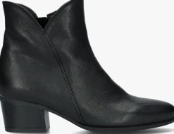 zwarte gabor enkellaarsjes 680.2