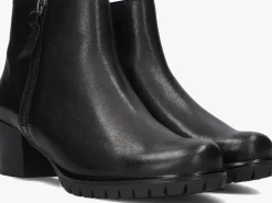 zwarte gabor enkellaarsjes 653.2