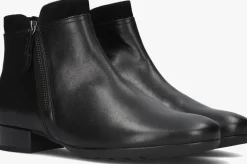 zwarte gabor enkellaarsjes 718