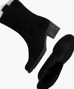 zwarte gabor enkellaarsjes 806