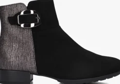 zwarte gabor enkellaarsjes 714.1