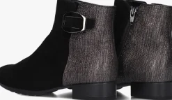 zwarte gabor enkellaarsjes 714.1