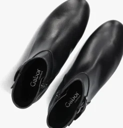 zwarte gabor enkellaarsjes 714.1