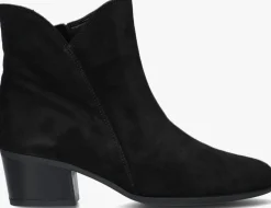 zwarte gabor enkellaarsjes 680.2