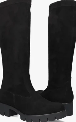zwarte gabor hoge laarzen 719