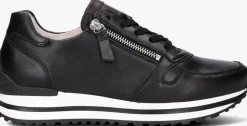 zwarte gabor lage sneakers 528