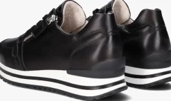 zwarte gabor lage sneakers 528