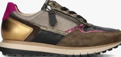 zwarte gabor lage sneakers 378