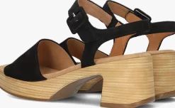 zwarte gabor sandalen 721.1.0