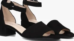 zwarte gabor sandalen met hak 902