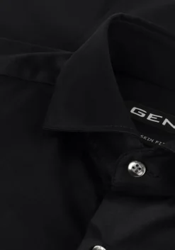 zwarte genti klassiek overhemd s0009-1109