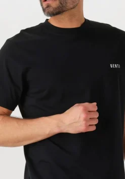 zwarte genti t-shirt t-shirt ss j2040-1223