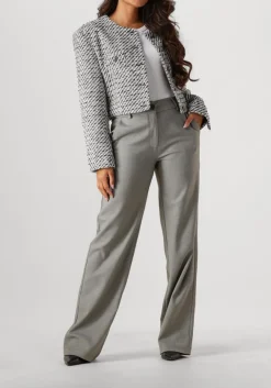 zwarte gestuz blazer amilinagz jacket