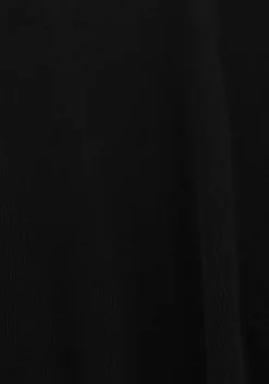 zwarte gestuz midi jurk drewgz sl long dress noos