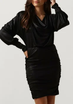 zwarte gestuz mini jurk maddix short dress