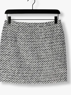 zwarte gestuz minirok amilinagz mw skirt