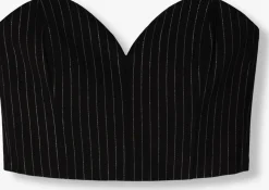 zwarte gestuz top caylinagz corsage