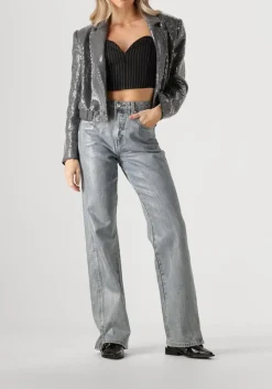 zwarte gestuz top caylinagz corsage