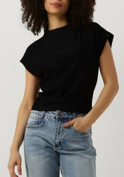 zwarte gestuz top rifagz tee