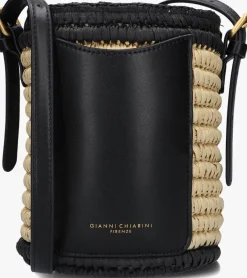 zwarte gianni chiarini schoudertas mae