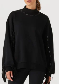 zwarte goldbergh coltrui frenzy crew neck sweater