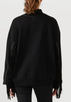 zwarte goldbergh coltrui frenzy crew neck sweater