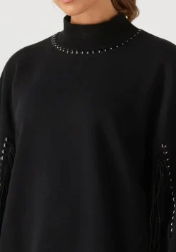 zwarte goldbergh coltrui frenzy crew neck sweater