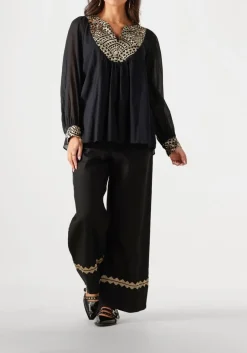 zwarte greek archaic kori wijde broek 210624