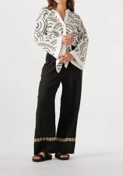 zwarte greek archaic kori wijde broek 210624