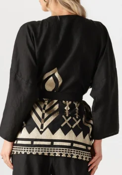 zwarte greek archaic kori blouses 260184