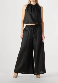 zwarte greek archaic kori wijde broek 110131