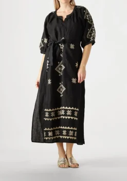 zwarte greek archaic kori maxi jurk 230652