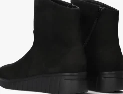 zwarte hartjes enkelboots nub h booty