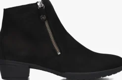 zwarte hartjes enkellaarsjes 172.0173 city boot