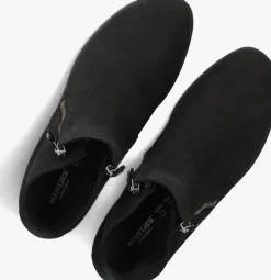 zwarte hartjes enkellaarsjes 172.0173 city boot